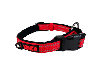 KONG Adjustable Collar Red S 16mm W 25-35cm L